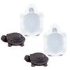 2er-Pack Multifunktionale Schildkröten Silikonformen Dessertformen Schokoladenformen Backformen Geeignet für Backprojekte