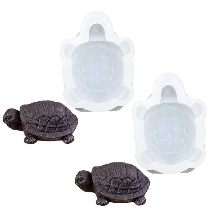 Pack of 2 Multifuntional Turtles Silicone Molds Dessert Moulds Chocolate Molds Baking Molds Suitable for Baking Projects