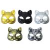 Halloween Cat Face Mask Made Plastic Vintage Light Panel Half Face Mask Venice Party Dance Party Costume Props