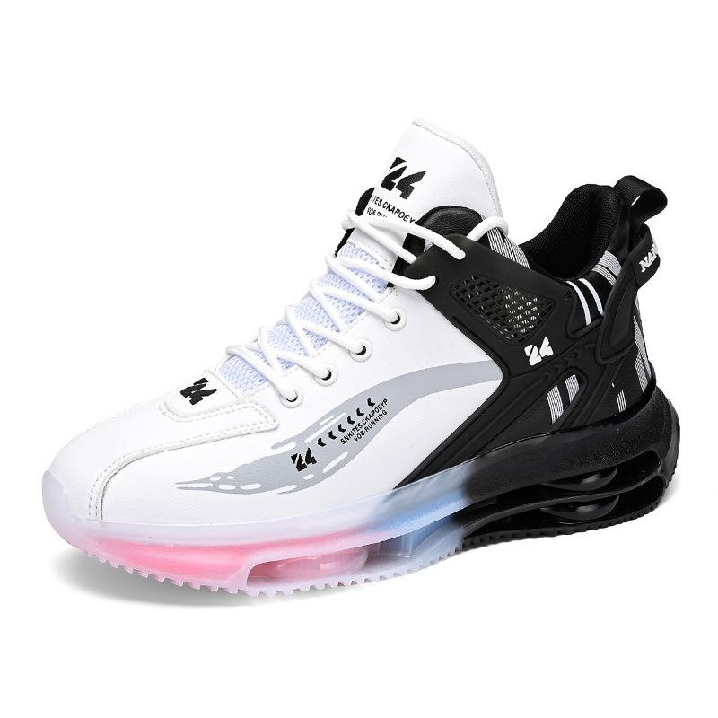 

Осень и зима новая платформа папа кроссовки мужские и женские высокие мужские и для детей старшего возраста парная обувь кожаная поверхность беговые мужские кроссовки большие 45