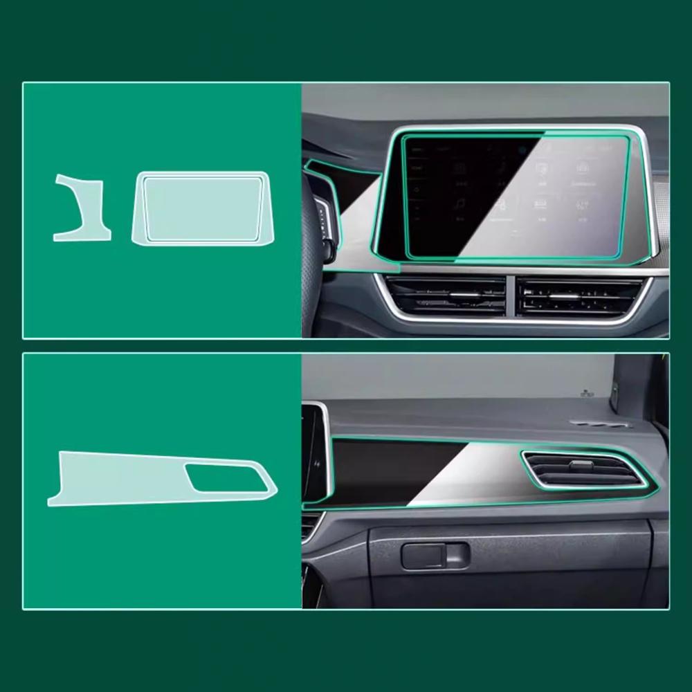 TUP Protection Film for VW T-Roc 2026 2026 2026 Pre Cut Transparent PPF Navigation Gear Panel Center Console Cover Accessories