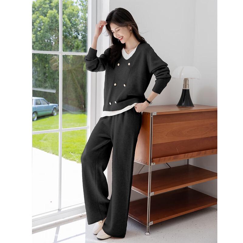 Women's Fashion Knit Sweater and Pants Set