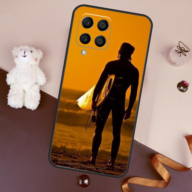 Surfer Surf Hang Loose Shak Case For Samsung Galaxy M13 M54 M34 M14 M56 M36 M16 M31 M11 M53 M12 M32 M52 M35 M55 M15 M06