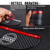 Car Rear View Mirror Rain Brow Carbon Fiber Eyebrow Rain Cover For Volvo XC90 V90 V60 V40 S80 S60 S90 C40 XC60 XC40 V70 XC70