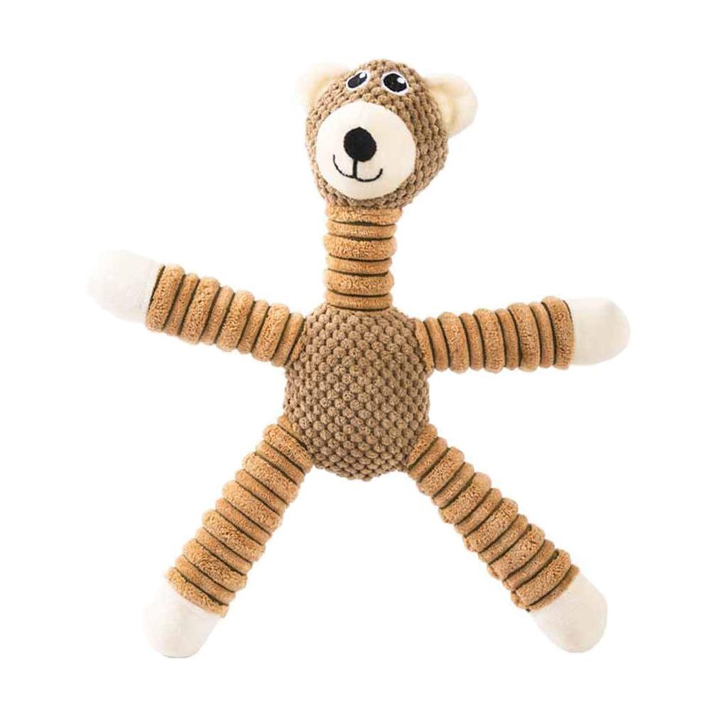 35cm Tooth Cleaning Pet Companion Toy Interactive Cats Toy Portable Plush Dogs Toy