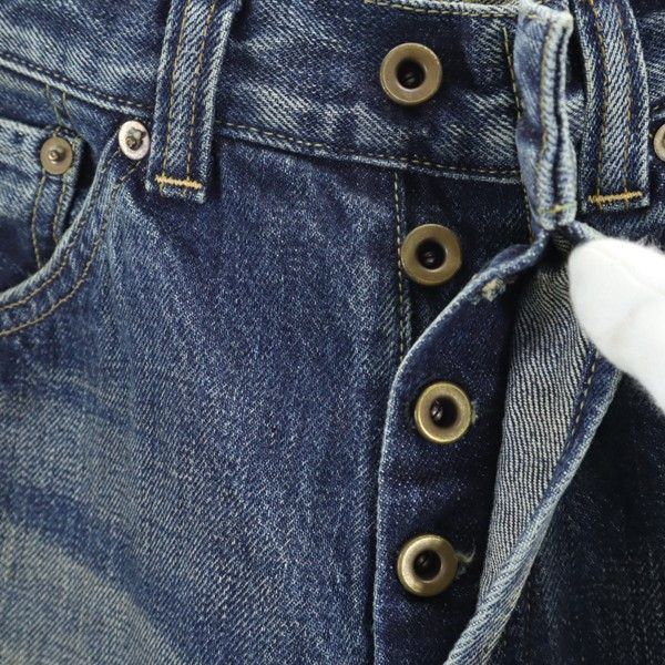 Unused Johnbull HW Jeans Straight Denim Pants S Jeans Distressed Selvedge Men's Used