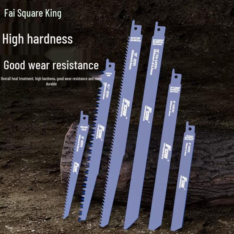 Fang Da Wang Bimetal Fine Reciprocating Saw Blade for Metal and Wood Cutting