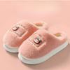 Cartoon Shoes, Cotton Slippers, Indoor Home Warmth, Fleece Thick-soled Light Slippers