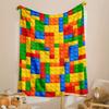 1pc Building Blocks Blanket, Lunch Break Blanket, Gift for Home, Comfortable and Living Room, Office, Sofa Chair Bed Blanket