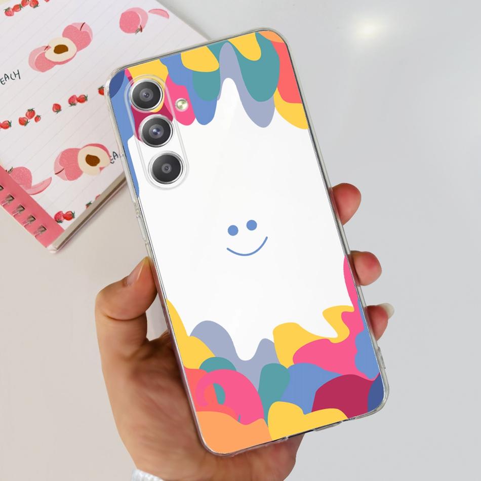 For Samsung Galaxy A55 Case Samsung A55 5G SM-A556B Fashion Printing Soft Silicone TPU Phone Back Cover