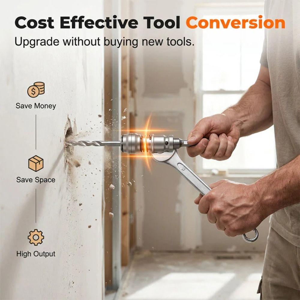 Square Interface Electric Hammer Conversion Adapter DIY Power Tool Converter