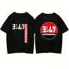 Summer Men's T-shirt with Japanese Motorcycle Exhaust Pipe. Classic Style Fashionable and Fun. Universal T-shirt for Sports Wear