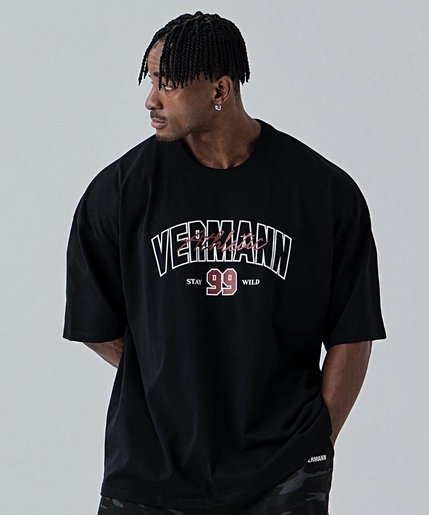 Beleumaneopaeleol 99 Logo Oversized Short Sleeve T-Shirt 4 Colors