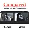 Carbon Fiber Style Front Air Vent Trim Cover for Porsche Cayenne 2018-2022 ABS Interior Moulding
