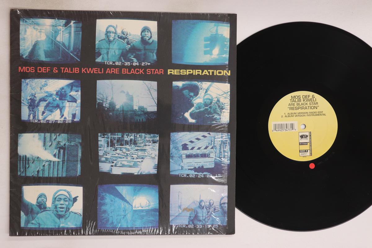 

12inch Record MOS DEF, TALIB KWELI, BLACK STAR - Respiration 534731 Rawkus 1999 US Rap & Hip-Hop/R&B Used