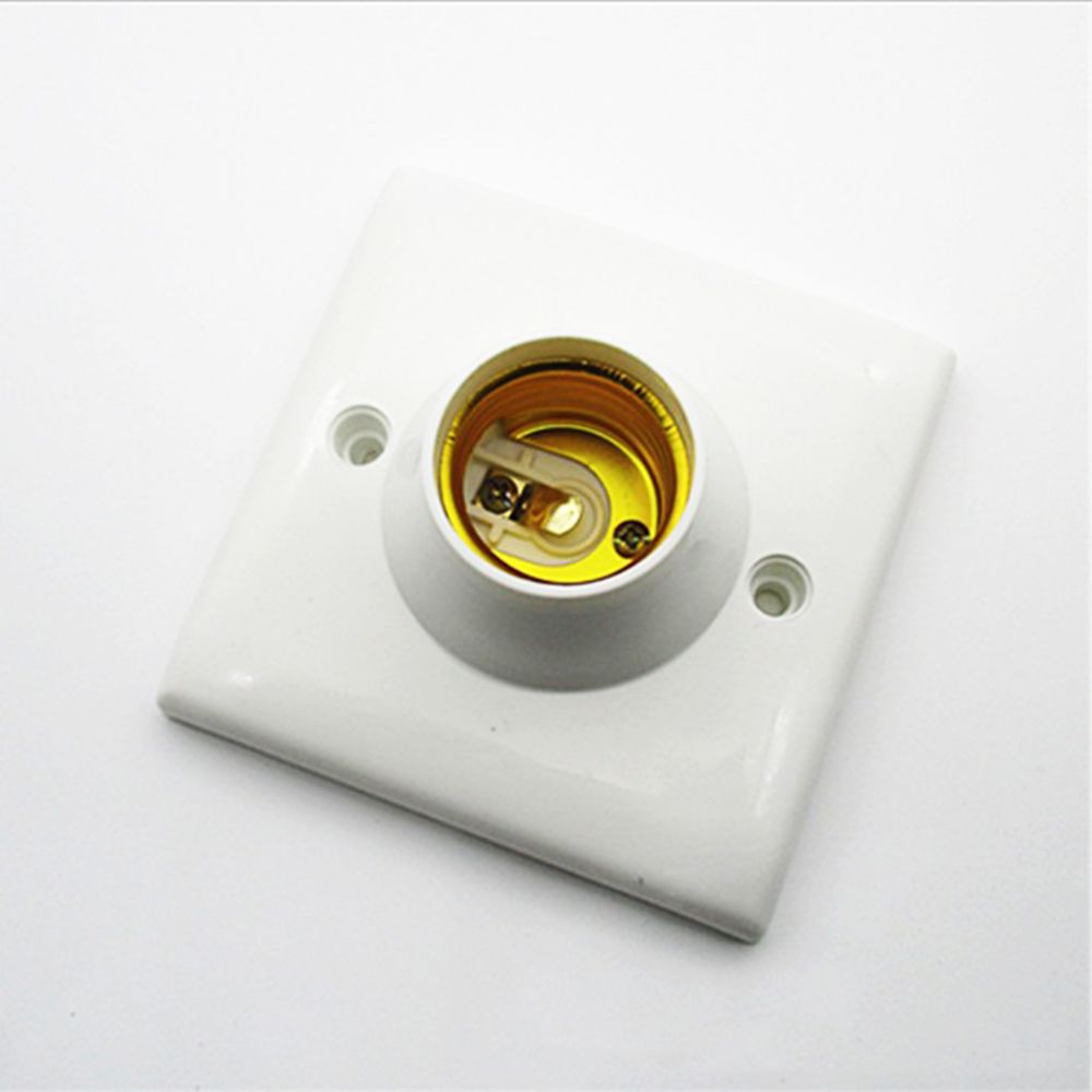 Plastic Shell Screw Socket LED Fixing Adapter Converter  Lamp Holder  Bulb Base E27