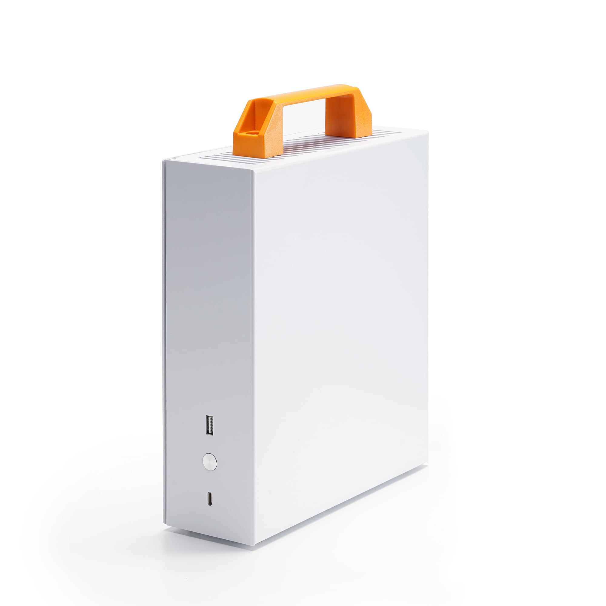 

Корпус SGPC ITX Mini, новий K29, подвійна вентиляційна бічна панель, 1 залізна бічна панель, 1 акрилова бічна панель, малий корпус - (Залізо) / Ручка, - & / 4,1 л білий