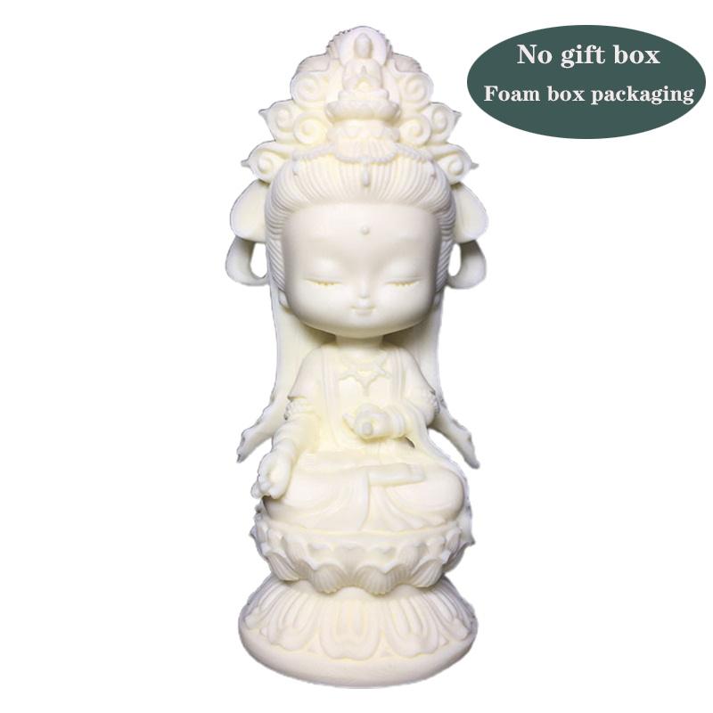 

Смола Гуаньинь Бодхисаттва Фигурка Ручная работа художественная скульптура Китайские буддийские фигуры Дом Комната Офис Автомобиль Фэн-шуй Статуэтка