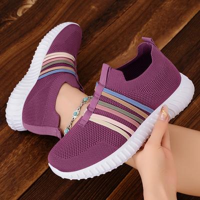 Schuhe für Damen Neue Sommer Atmungsaktive Mesh-Schuhe Große Größe Einheitsgröße Slipper Weiche Sohle Vielseitige Damen-Einzelschuhe