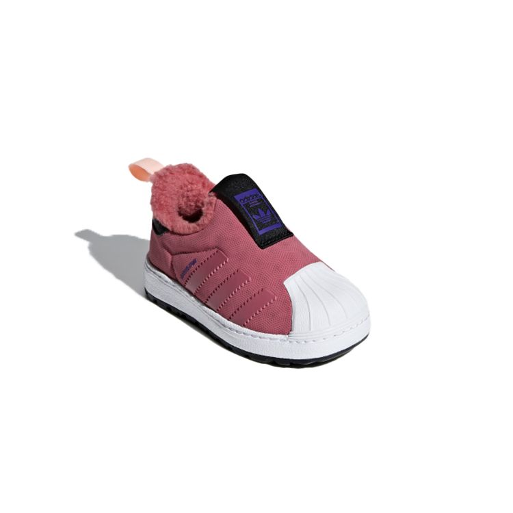 Adidas Originals Superstar Series Winter 360 I Comfortable Versatile Low-Top Walking Shoes Baby Shoes Chestnut F36706