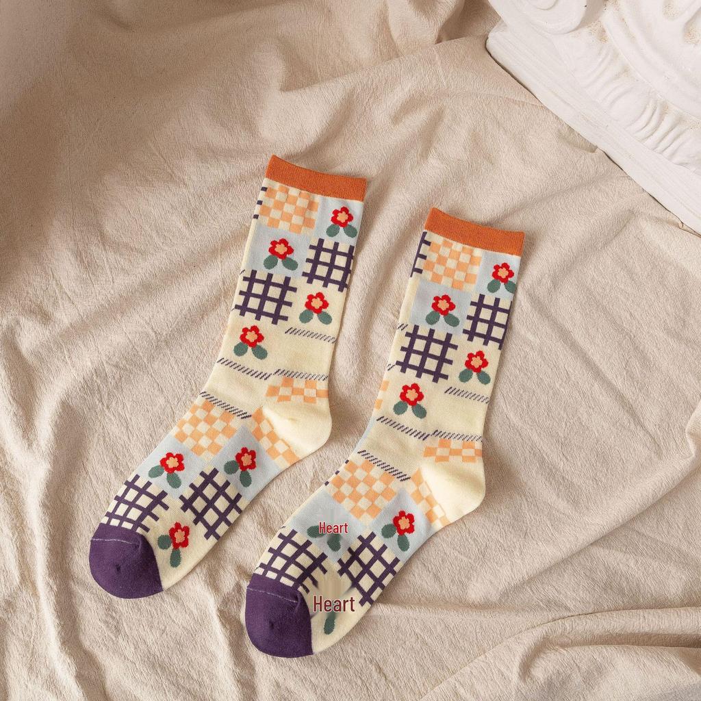 Sunflower Trendy French Academy Knee-High Socks: Stylish, Versatile, and Casual Sportswear