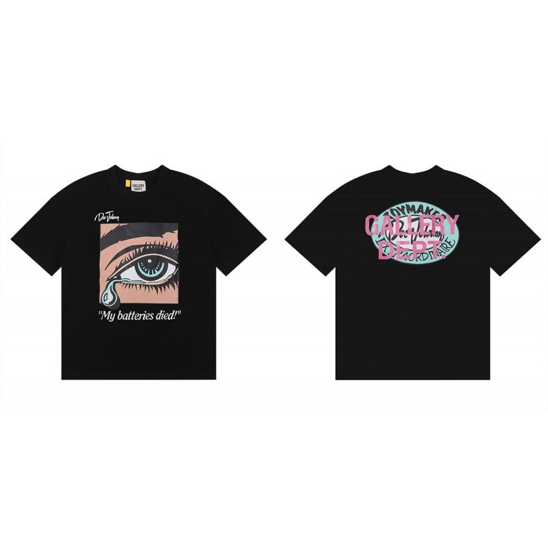 Premium Cotton Graphic Tee Streetwear Oversized Short Sleeve T-Shirt Men Loose Fit Letter Print Washed Vintage Style