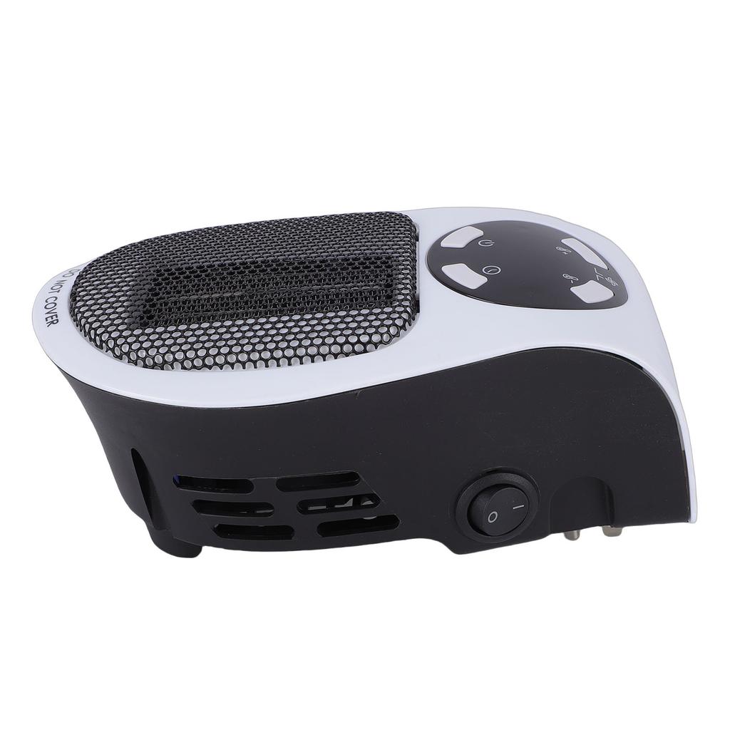 Wall Plug In Heater 500W Portable Wall Outlet Heater with Remote LED Display Adjustable Thermostat and 12H Timer for