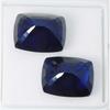 Natural Ceylon Blue Sapphire Cushion Cut 20.65 Ct CERTIFIED Loose Gemstones Pair