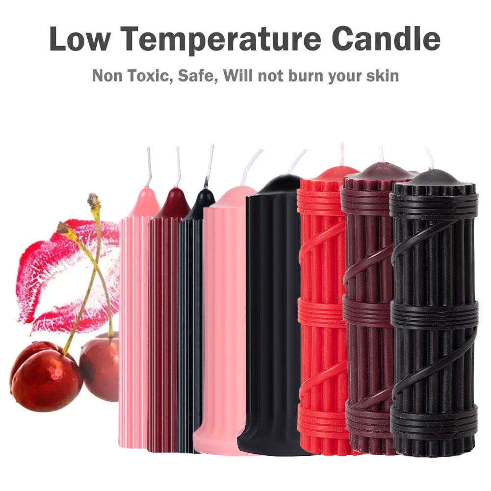 Low Temperature Body Massage Candle for Sensual Wax Play – Soothing & Stimulating Drip Candle for Couples
