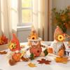 Thanksgiving Harvest Sunflower Scarecrow Plush Doll Decor