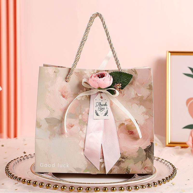 Wedding & Birthday Gift Paper Bag - Souvenir Candy Box & Handbag