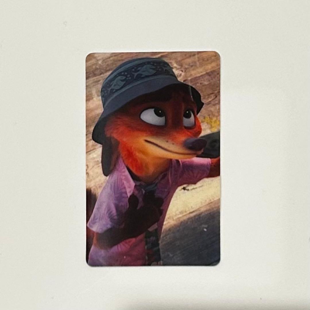 [USED] Zootopia 2 Oh My Cafe Admission Bonus Reservation Bonus Collection Card: Nick