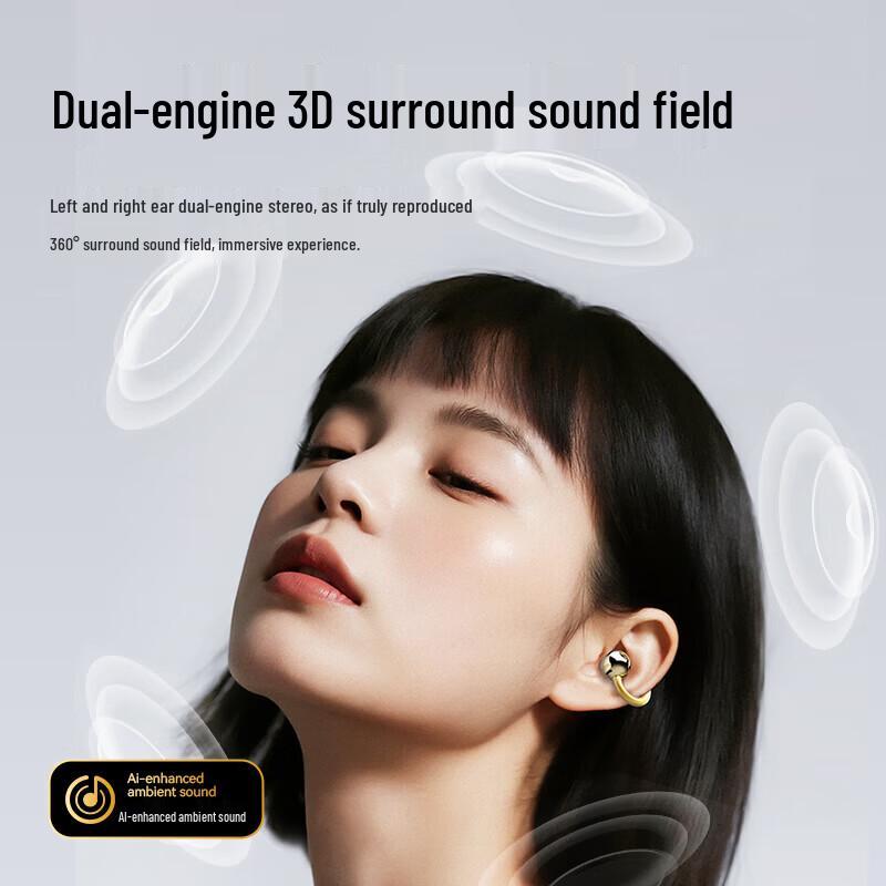 Philips Little Bell TAQ5020 Open-Ear Clip Wireless Earbuds