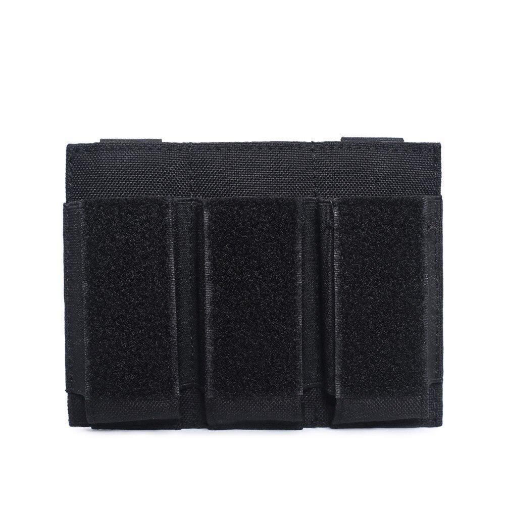 Tactical Triple Pistol Mag Pouch Pistol Ammo Bag Airsoft Magazine Pouch for Glock Magazines 40mm Grenade