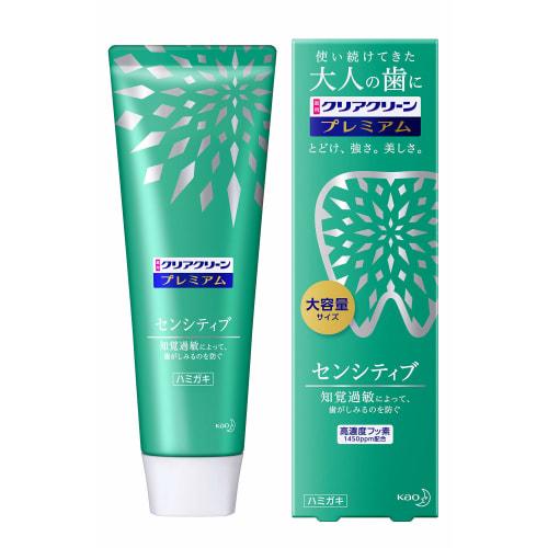 Large Capacity Clear Clean Premium Sensitive Toothpaste (160g) - Prevents Sensitive Teeth with a High Concentration of 1450 Ppm Fluoride.