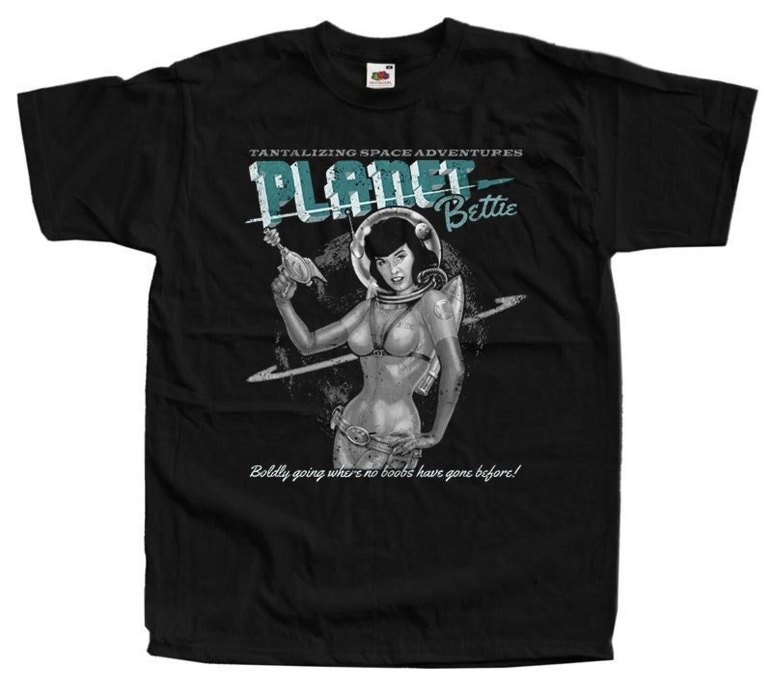 Bettie Page V8 Poster Men T-Shirt all sizes S-5XL 3XL