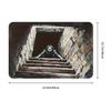 3D Illusion Mysterious Staircase Front Door Mat Anti-Slip Indoor Absorbent  Doormat Kitchen Bedroom Entrance Rug Carpet