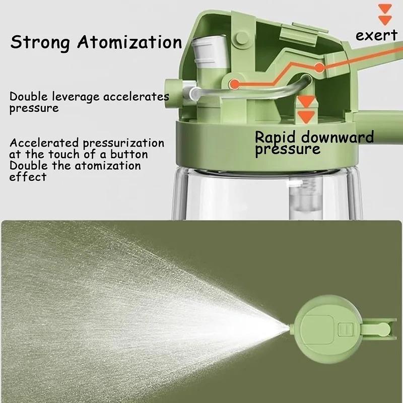 2 In1 Plastic Kitchen Barbecue Cooking Oil Spray Bottle Olive Oil Dispenser Oil Jar Baking Vinegar Soy Sauce Spray Container