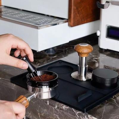 Tapis de Tassage Espresso Silicone Antidérapant Support Pad Outil Coussin Presse Café Accessoire Café Tapis Station de Tassage Pour Maison Café
