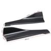 Universal Rear Bumper Lip Trim for Cars, Side Skirt Protector, Car Corner Bumper Cover with Screws, 1 Pair