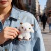 Sheep Plush Keychain With Large Eyes For Backpack And Gift Collectors