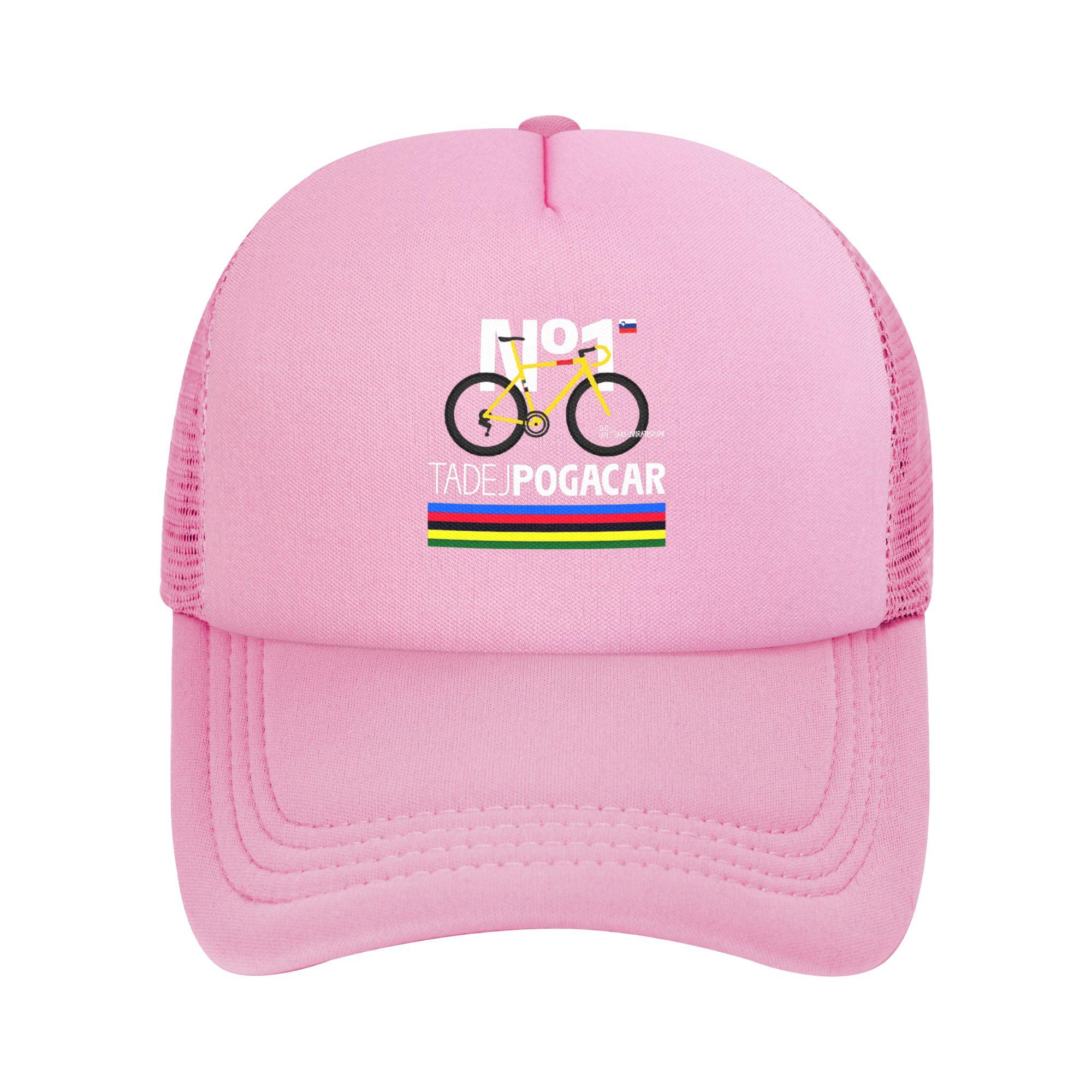 Adult TADEJ POGACAR Cycling Sandwich Hat Hip-Hop Baseball Cap Snapback Caps Sun Hats Breathable Sports Cap Summer One Size