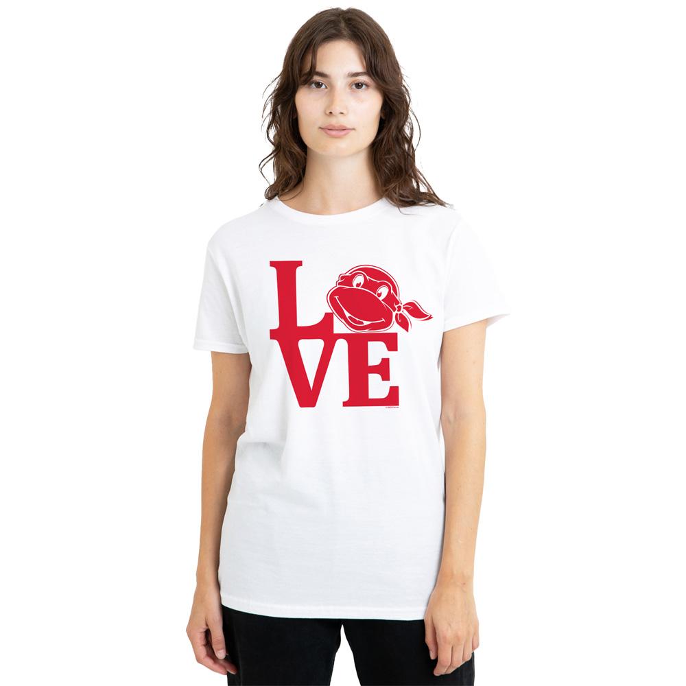 Teenage Mutant Ninja Turtles Unisex Adult Love Valentine`s Day T-Shirt