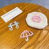 Music Note Umbrella Shape Carabiner Hollow Candy Color Buckle Keychain Multipurpose Backpack Charms Pendant Decoration Gifts