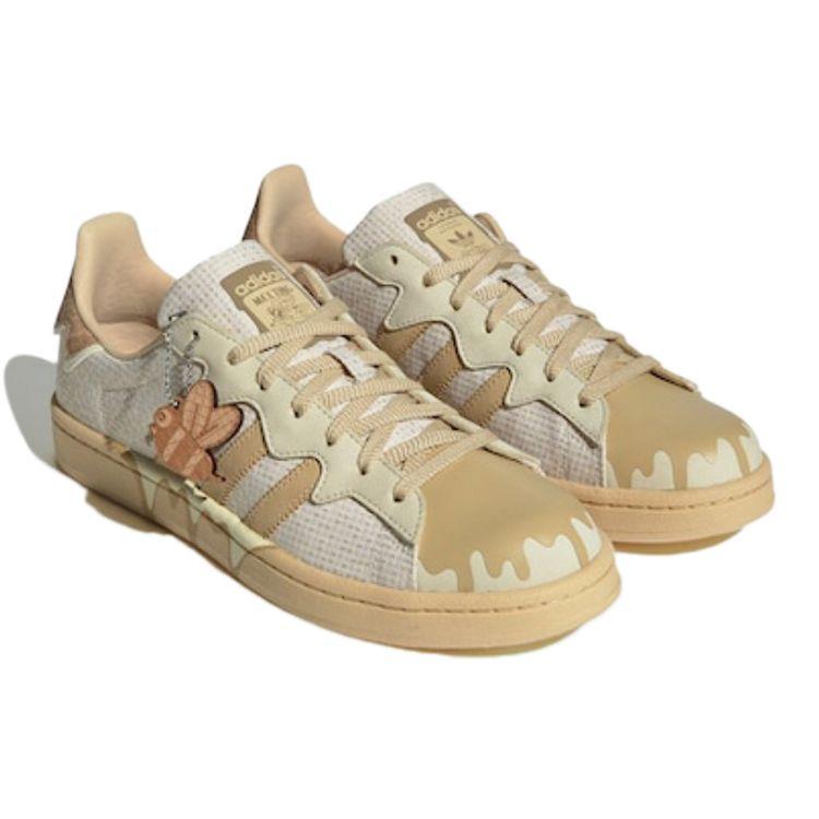 Adidas Originals Melting Sadness X  Campus 00S Fabric Synthetic Leather Durable Lightweight Low-Top Sneakers Unisex Sneakers Beige GY5968