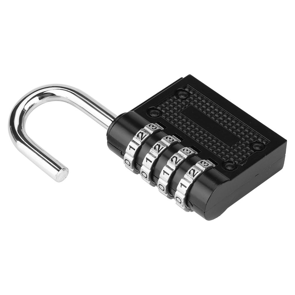 4 Dial Digit Combination Luggage Password Lock Padlock for Gym School Student Employee Locker