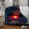 1pc Harry Potter Flannel Throw Blanket - HD Printed Lightweight Soft Warm All-Season Blanket for Sofa, Bed, Travel, Camping 059