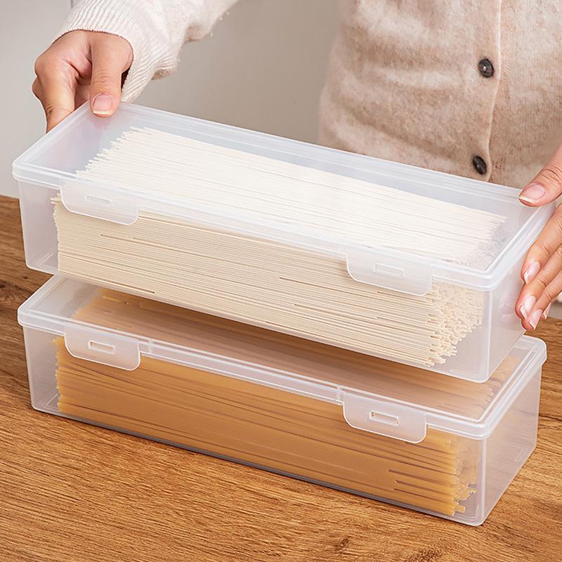 1560ML Extra-Large Sealed Noodle Storage Box with Lid for Kitchen and Fridge