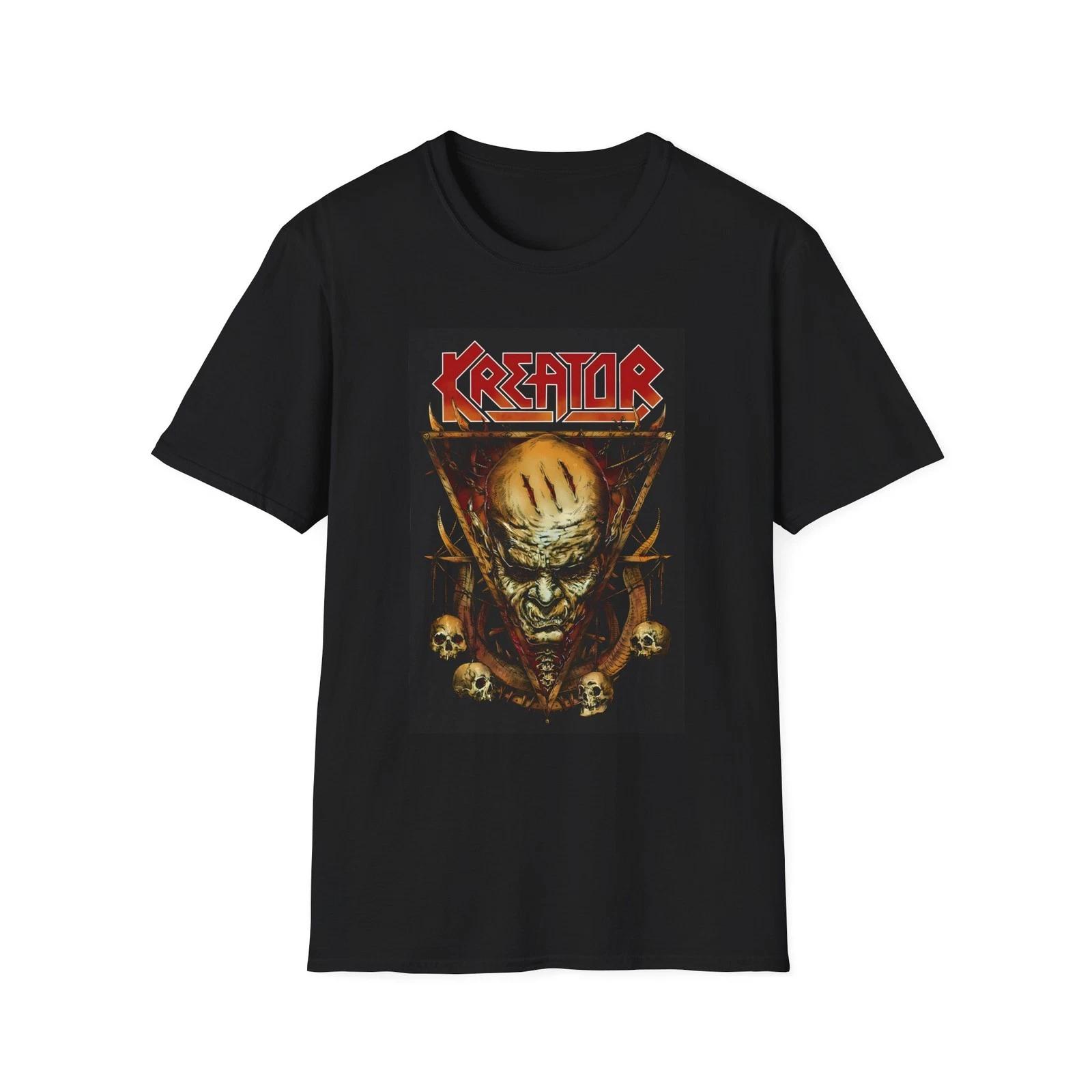 Kreator Skull Graphic Tee, Unisex Band T-Shirt, Heavy Metal Apparel, Music [...] XL