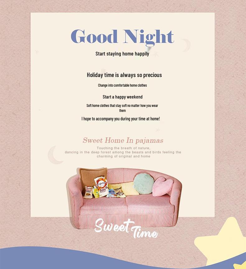 Layered Long Sleeve Cotton Quilted Pajamas Set for Women - Autumn/Winter Casual Cardigan Homewear